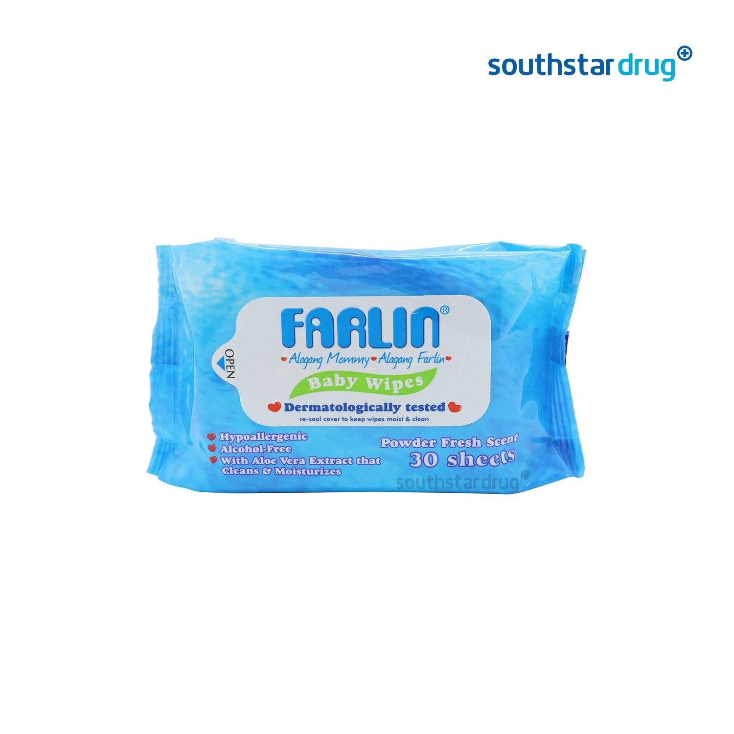 Buy Farlin Baby Wipes 30s Online Southstar Drug