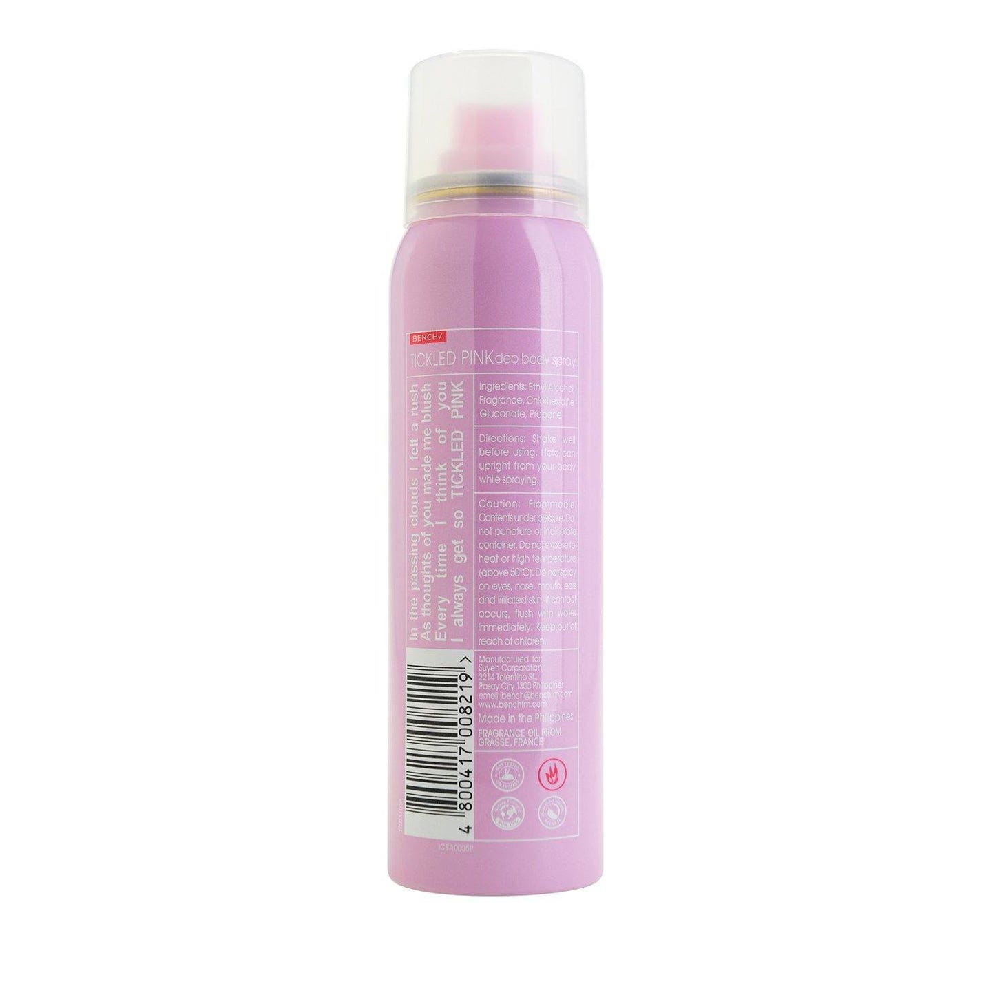 Bench Tickled Pink Deo Body Spray 100ml - Southstar Drug