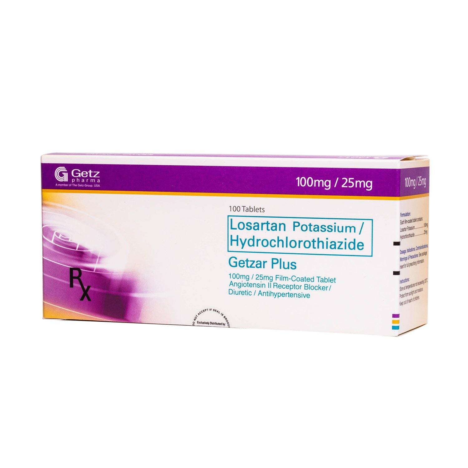 Rx: Getzar Plus 100mg / 25mg Tablet - Southstar Drug