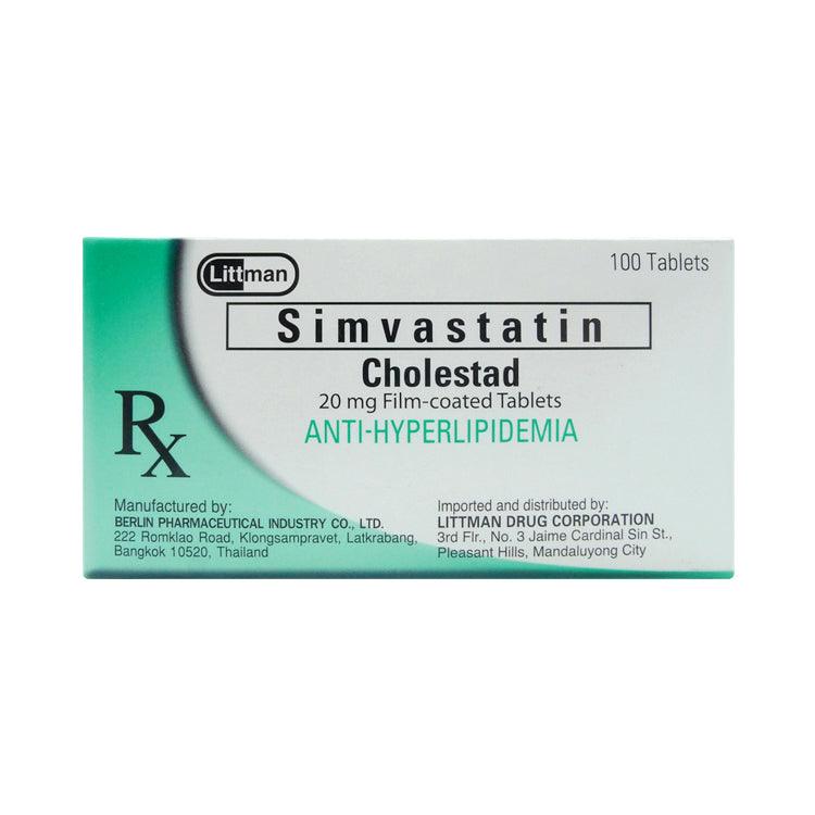 Rx: Cholestad 20mg Tablet - Southstar Drug