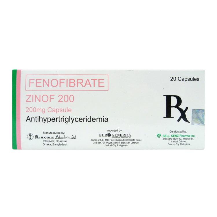 Rx: Zinof 200mg Capsule - Southstar Drug