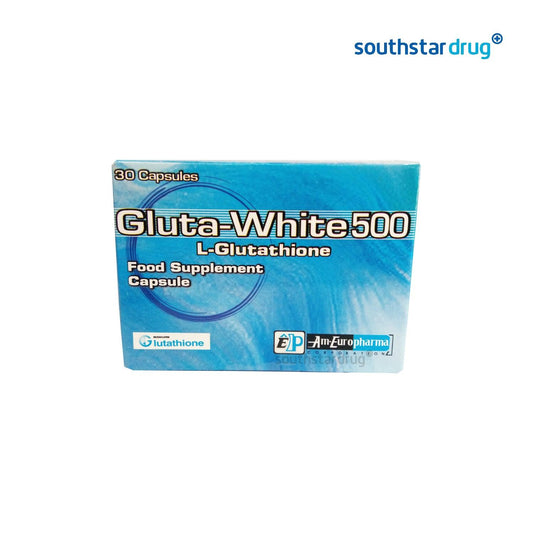 Gluta White 500mg Capsule - 30s - Southstar Drug