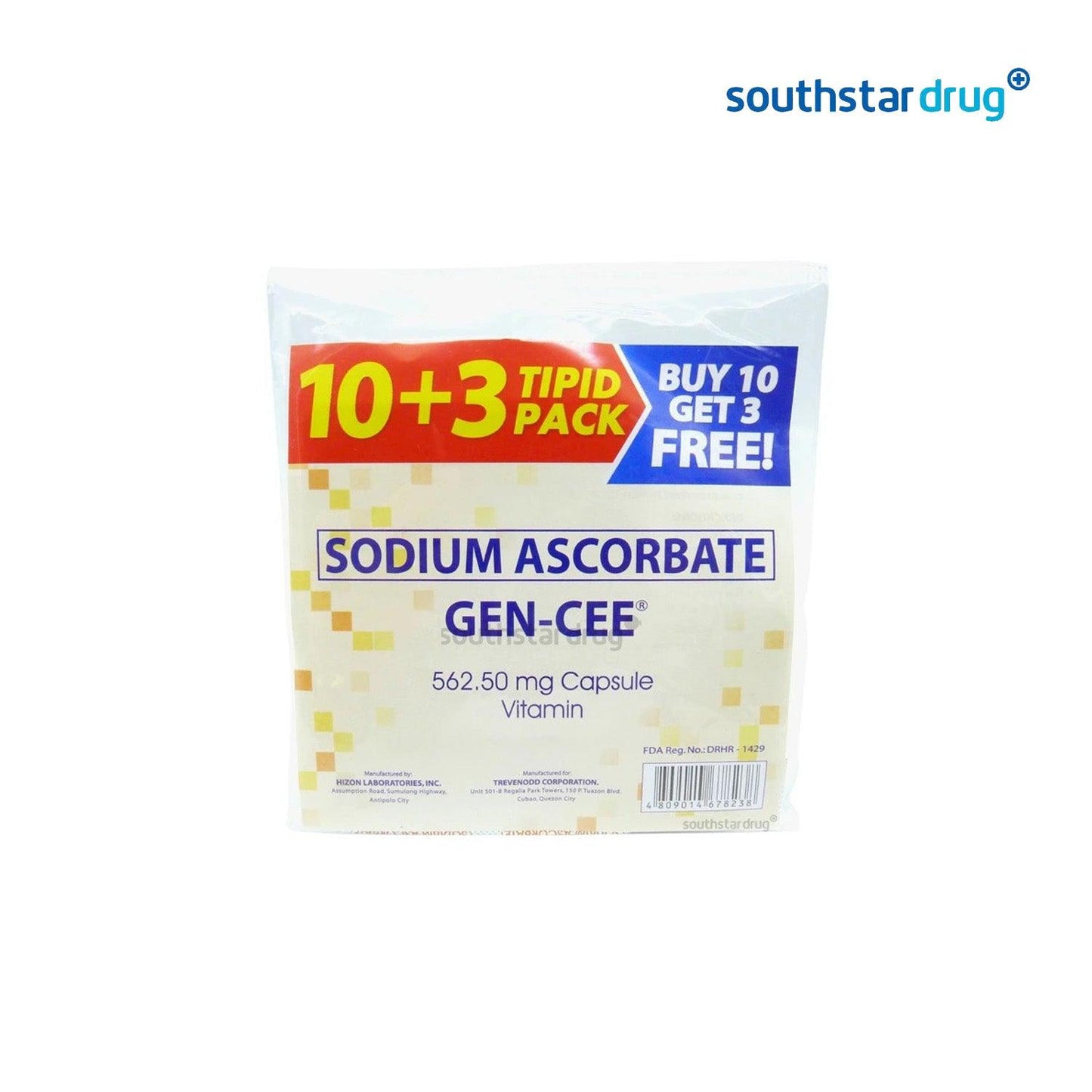 Gen-Cee 10+3 Capsule - Southstar Drug