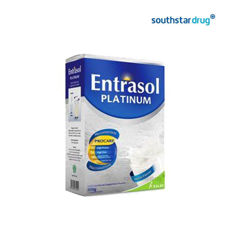 Entrasol Platinum Vanilla Powder 200g - Southstar Drug