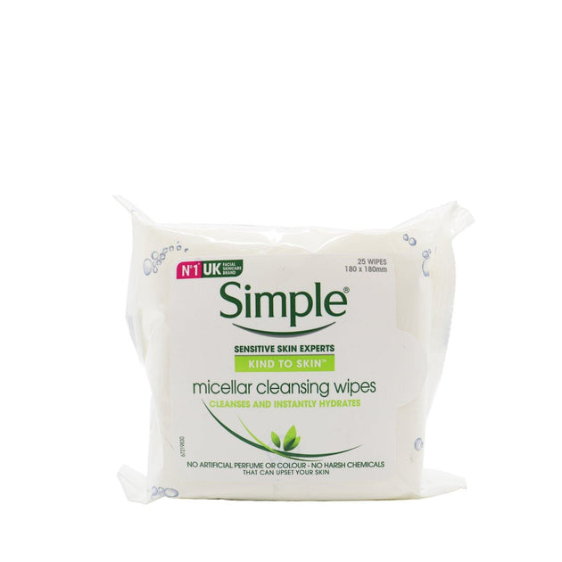 Buy Simple Micellar Cleansing Wipes 25s Online Southstar Drug