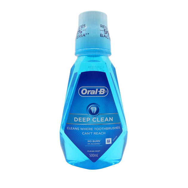 Buy Oral B Rinse Deep Clean Mouthwash 500 Ml Online | Southstar Drug