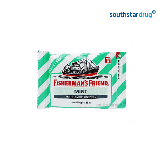 Fisherman’s Friend Mint Sugar-Free Lozenges 25g pack mint lozenges
