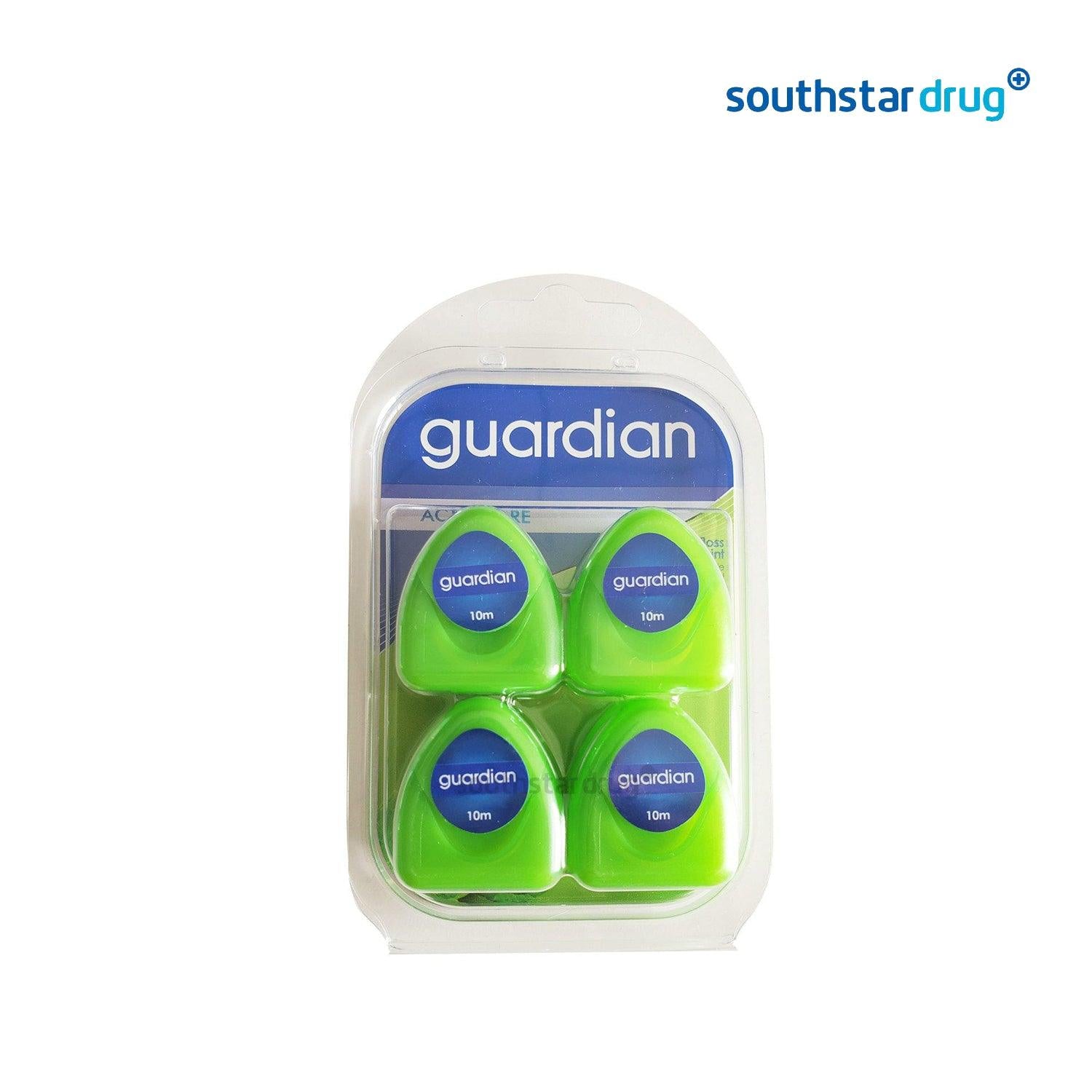 Buy Guardian Dental Floss Mint 10 m x 4s Online Southstar Drug