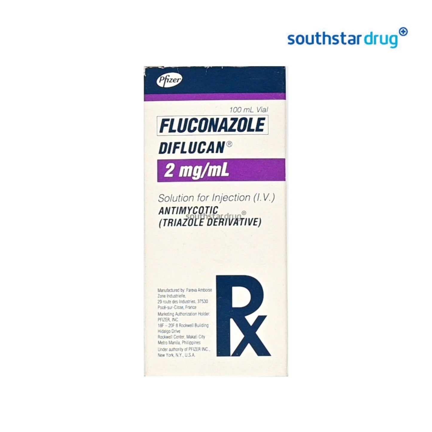 Rx: Diflucan 200mg 100ml Vial