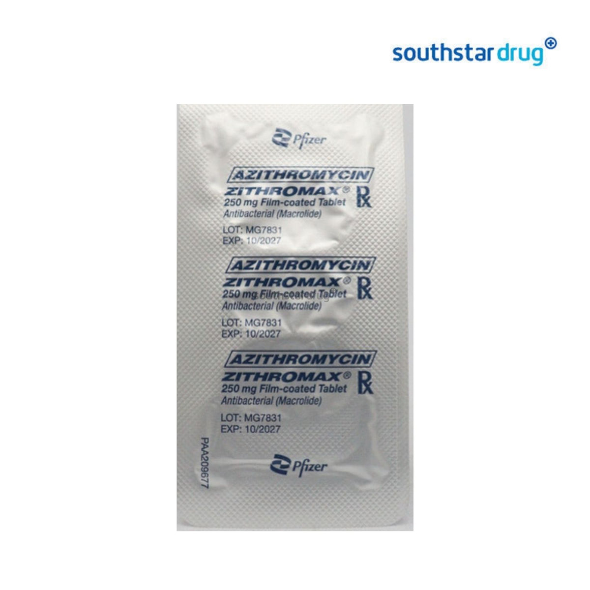 Rx: Zithromax 250mg Tablet