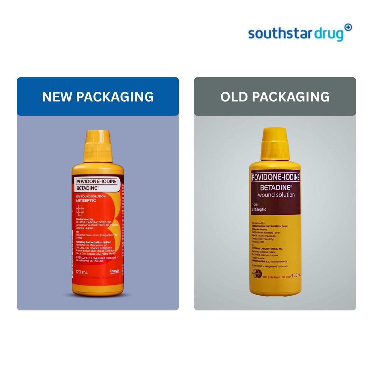 Betadine 10% Wound Solution 120ml