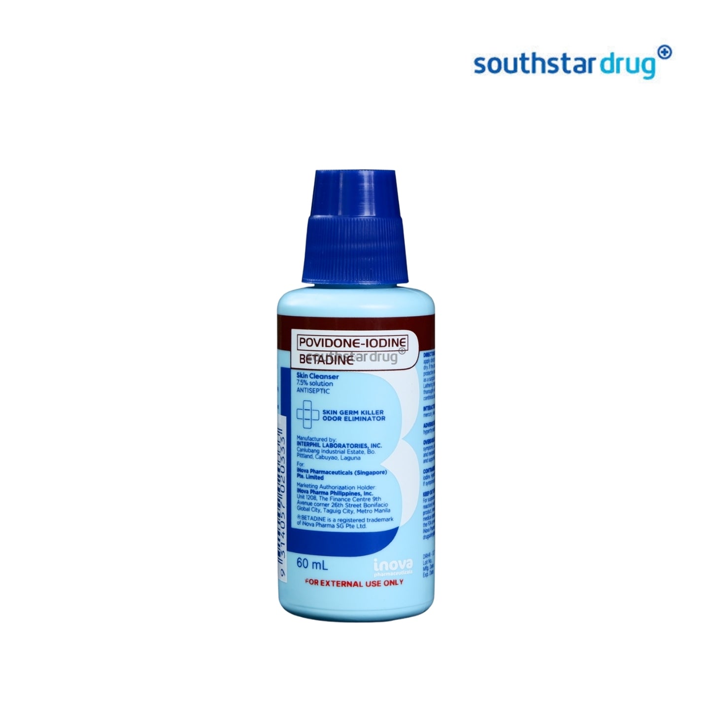 Betadine Skin Cleanser 75mg /ml 60ml