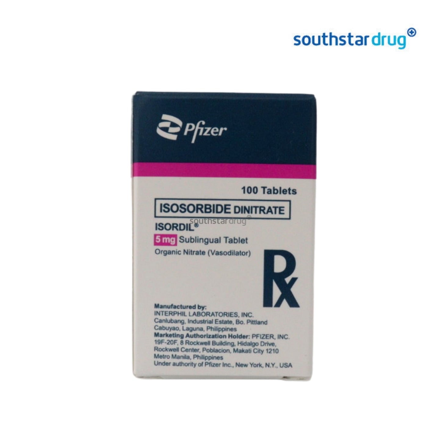 Rx: Isordil 5mg Sublingual Tablet