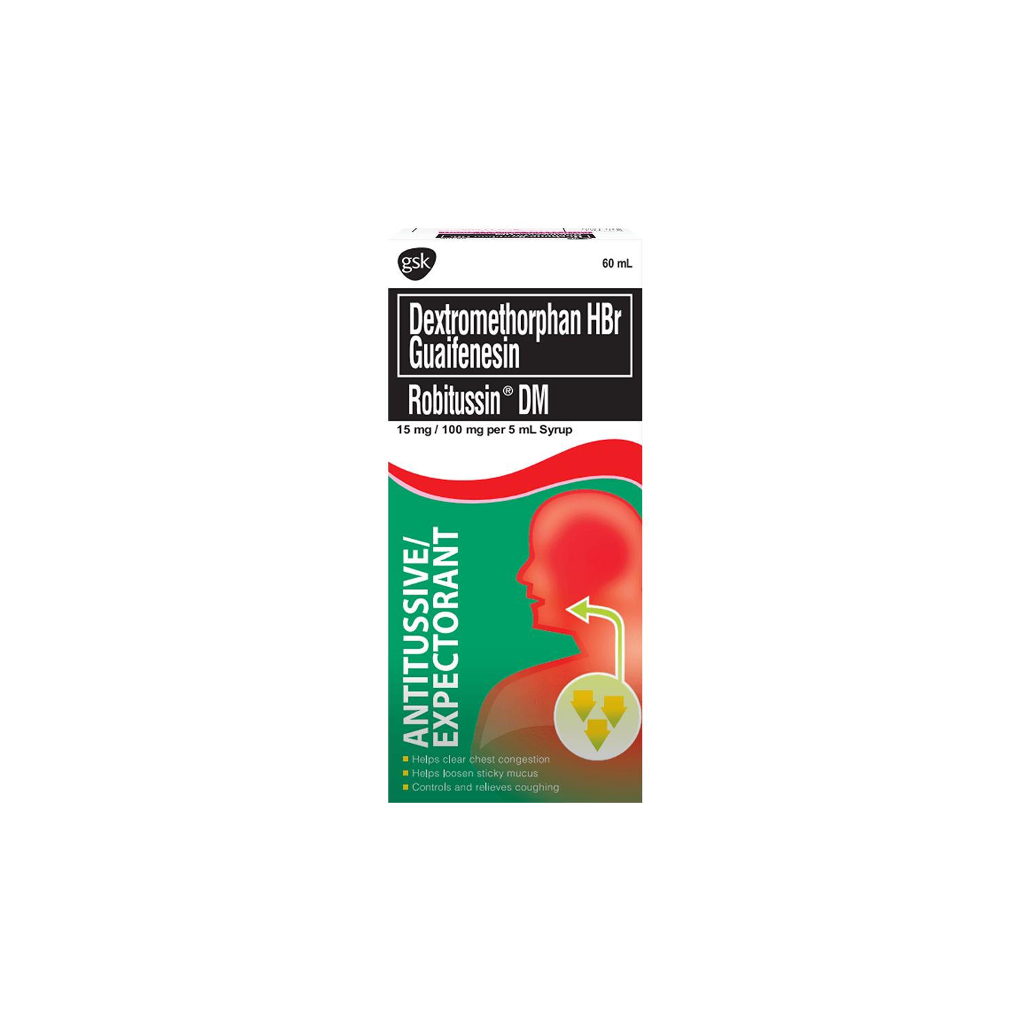 Robitussin DM 15mg/100mg per 5ml Syrup 60ml - Southstar Drug