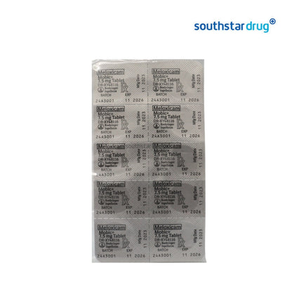 Rx: Mobic 7.5mg Tablet