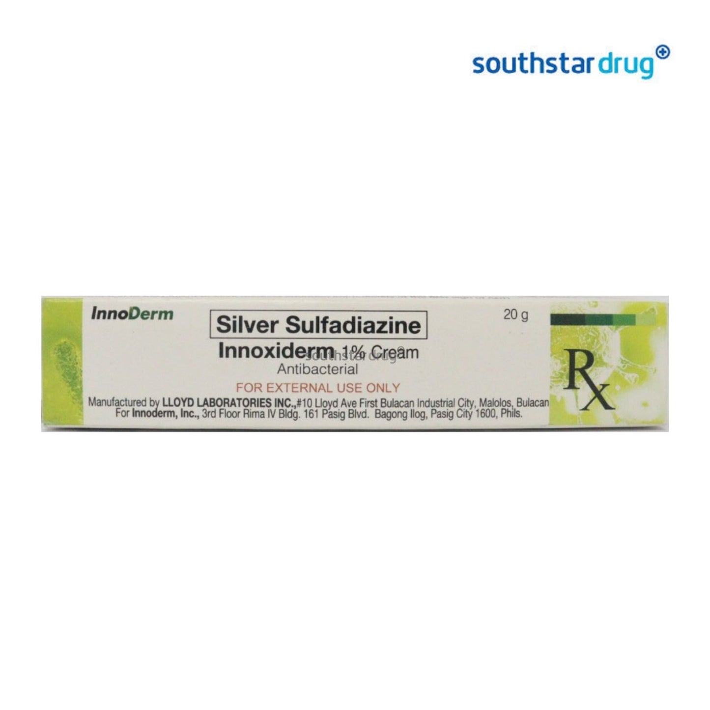 Rx: Innoxiderm 1% 20 g Cream