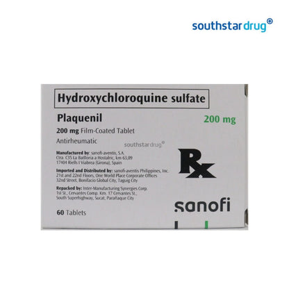 Rx: Plaquenil 200mg Tablet