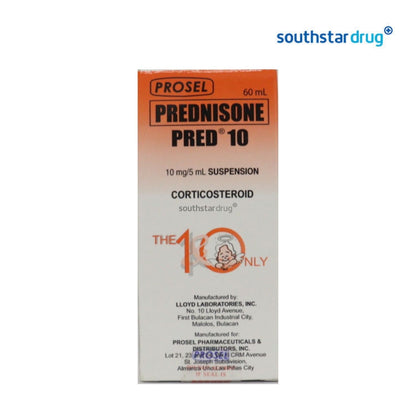 Rx: Pred - 10 60ml Suspension