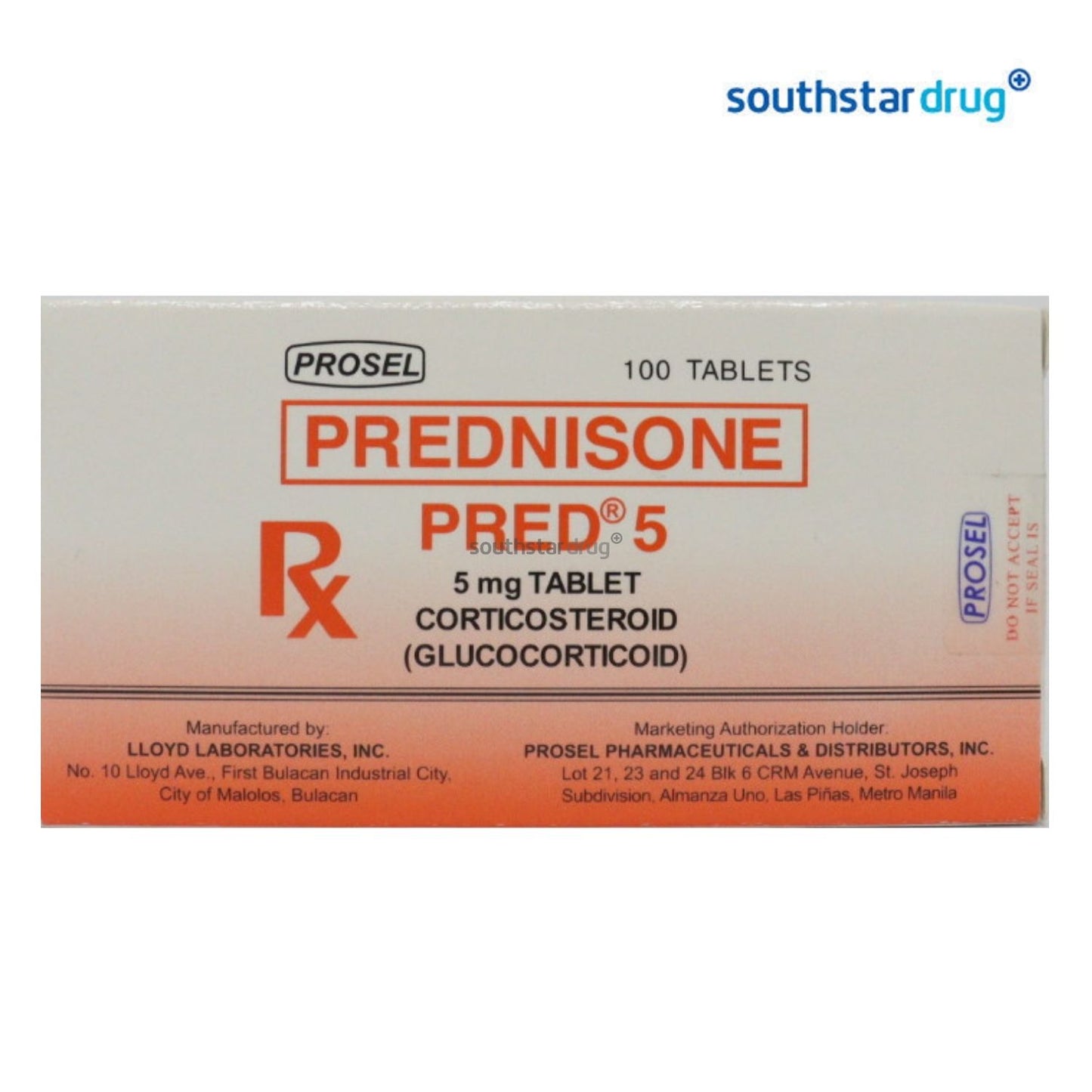 Rx: Pred 5mg Tablet