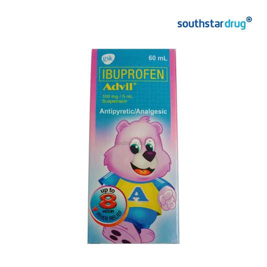 Advil Grapes 100mg/5ml Oral Suspension - 60ml