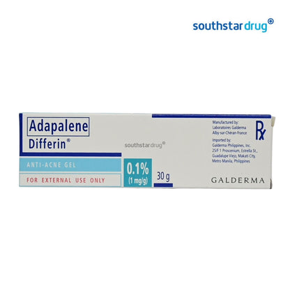 Rx: Differin 0.1% 30 g Gel