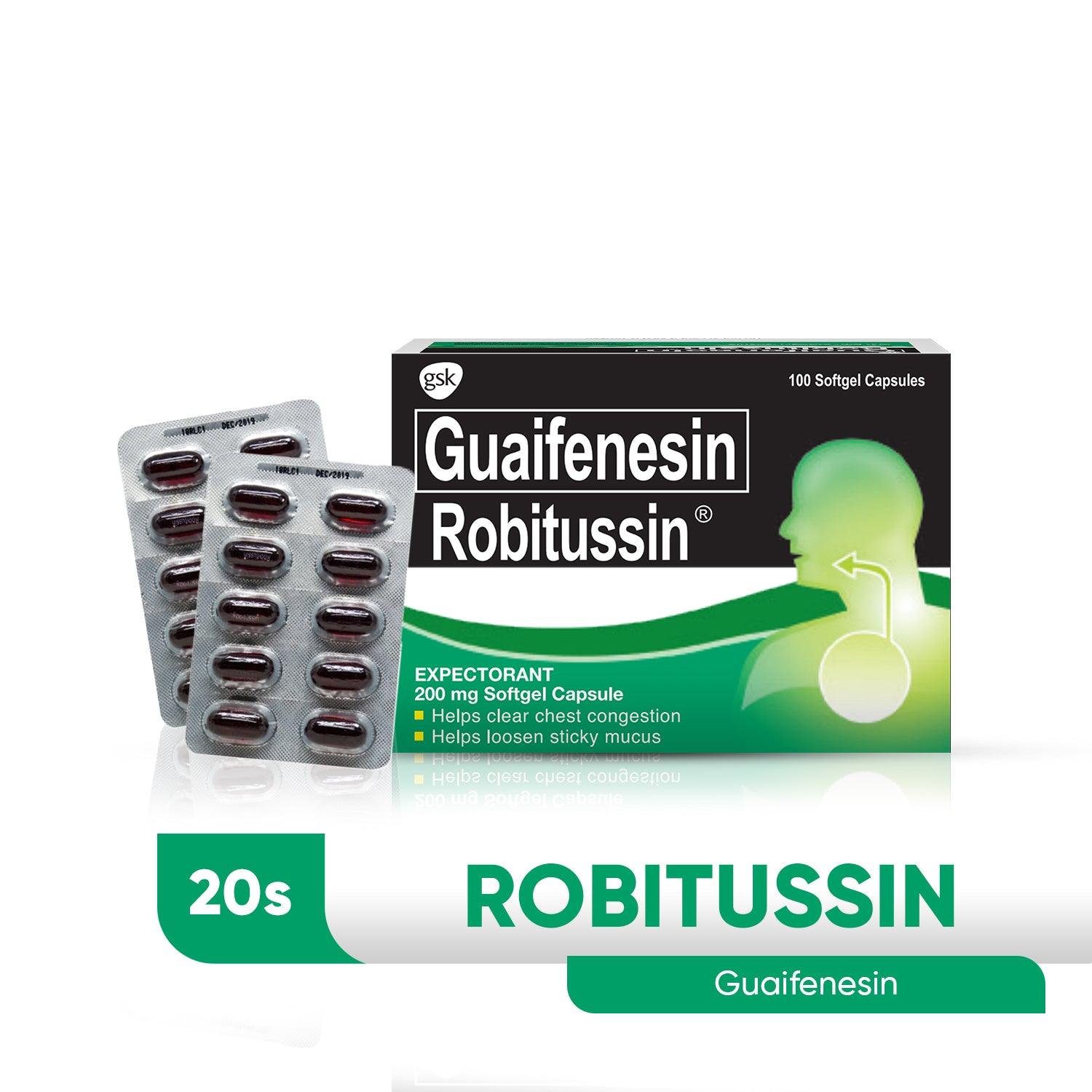 Robitussin Liqui-gel Guaifenesin Capsules - 20s - Southstar Drug