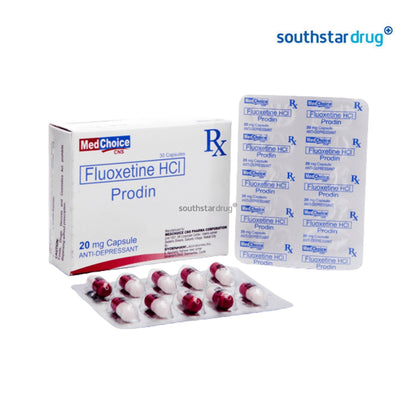 Rx: Prodin Fluoxetine 20mg Capsule