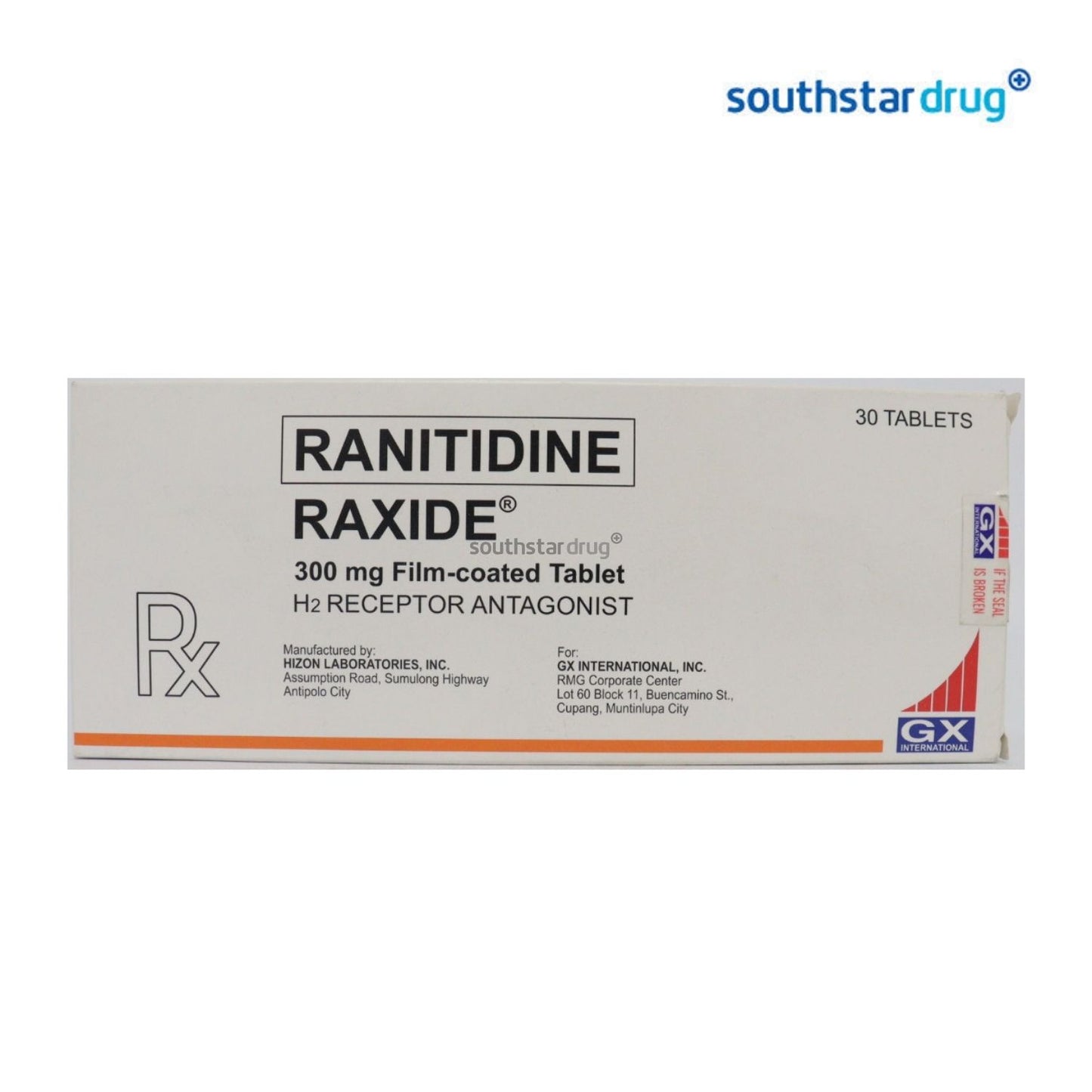 Rx: Raxide 300mg Film-coated Tablet