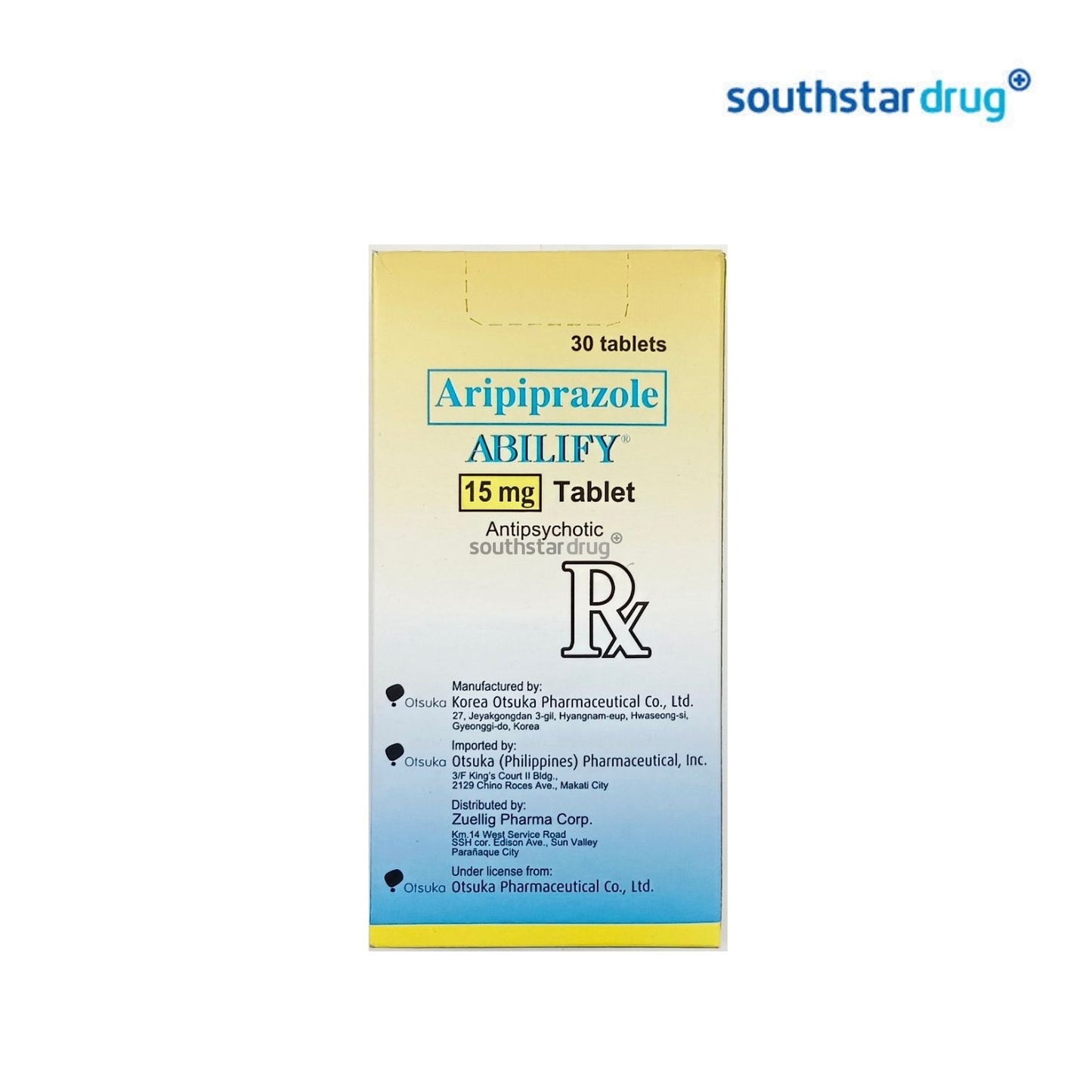 Rx: Abilify 15mg Tablet