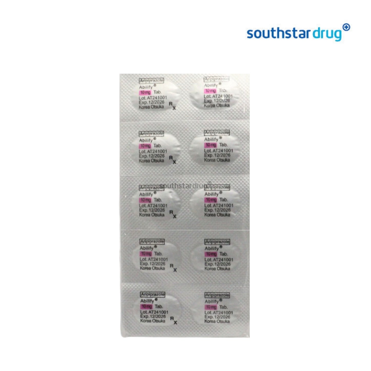Rx: Abilify 10mg Tablet