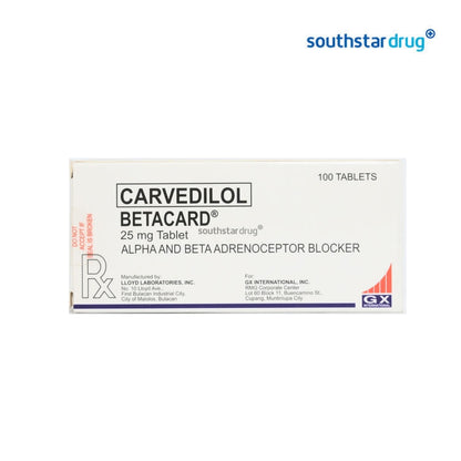 Rx: Betacard 25mg Tablet