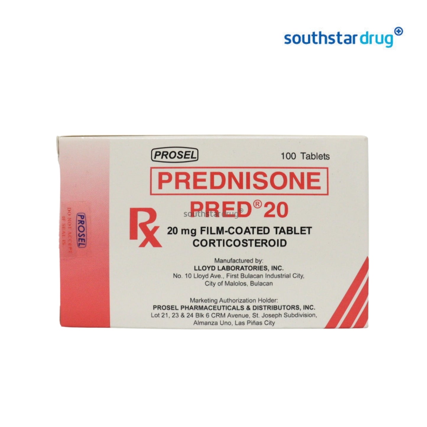 Rx: Pred 20mg Tablet