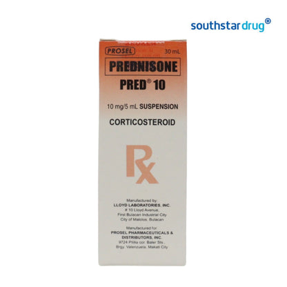 Rx: Pred 10 10mg / 5ml 30ml Suspension