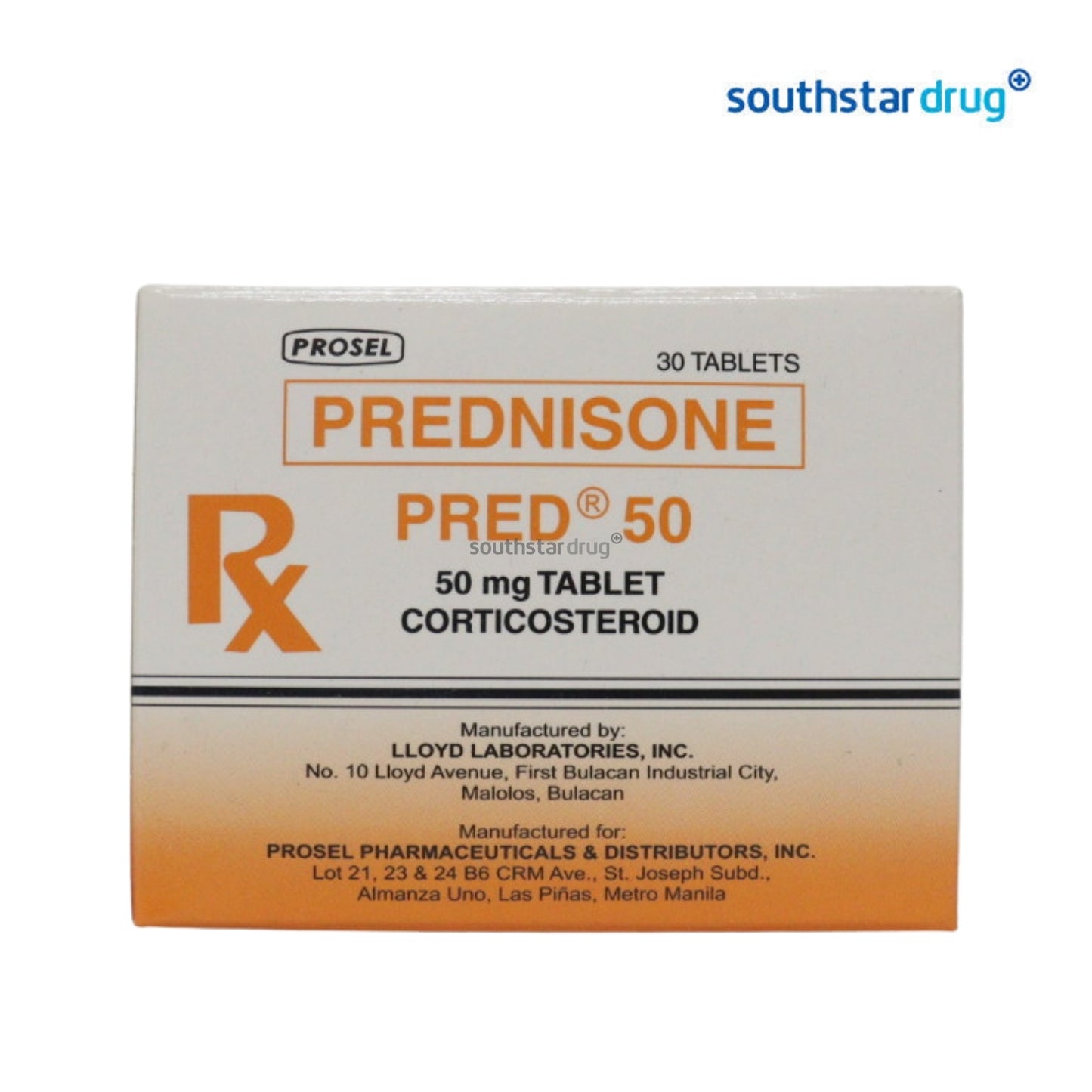 Rx: Pred 50mg Tablet
