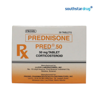 Rx: Pred 50mg Tablet