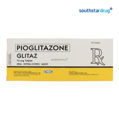 Rx: Glitaz 15mg Tablet