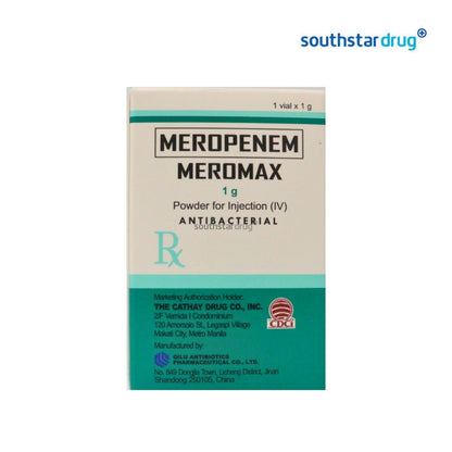 Rx: Meromax 1g Vial
