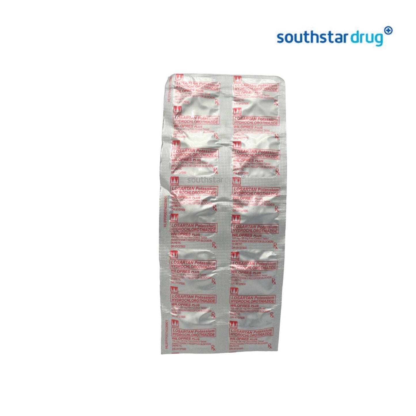 Rx: Wilopres Plus 100mg / 25mg Tablet