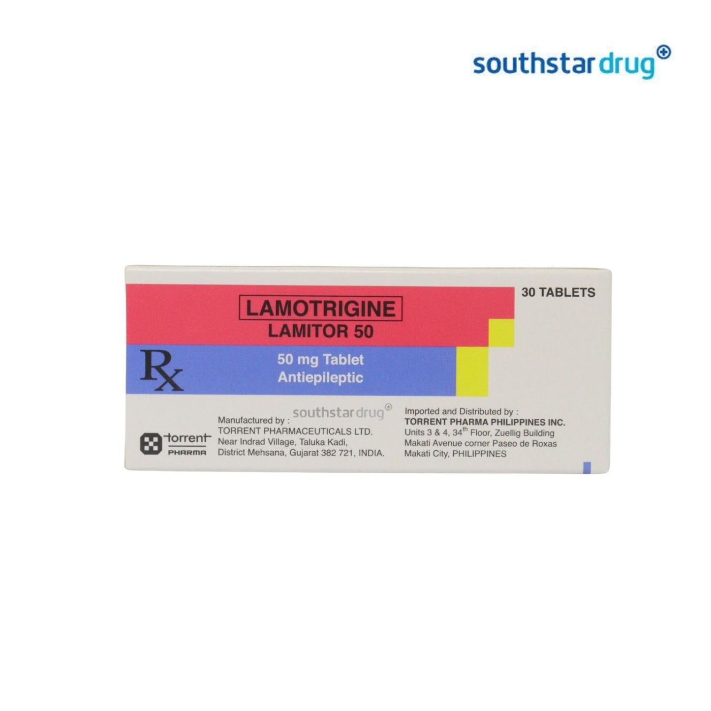 Rx: Lamitor 50mg Tablet