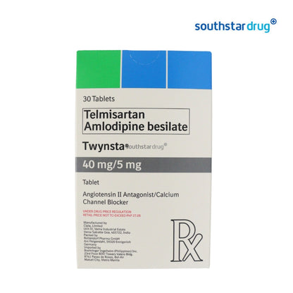 Rx: Twynsta 40mg / 5mg Tablet