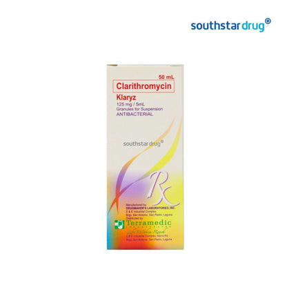 Rx: Klaryz 125mg / 5ml 50ml Granules for Suspension