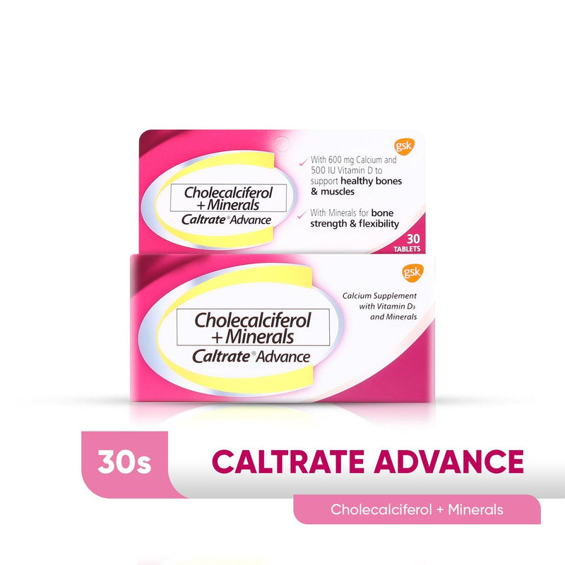 Caltrate Advance Cholecalciferol + Minerals Tablets - 30s - Southstar Drug