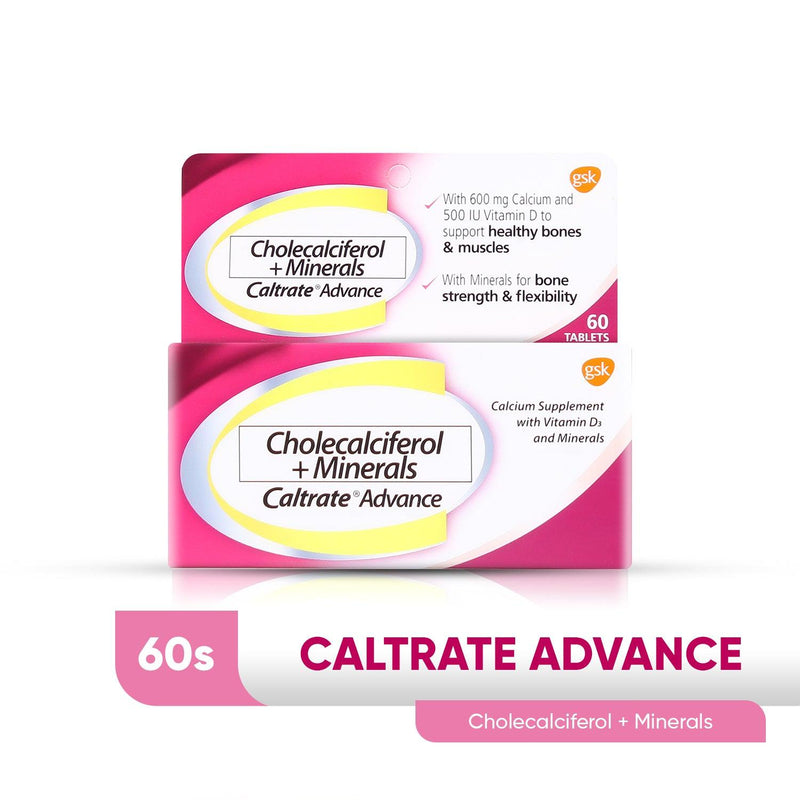 Caltrate Advance Cholecalciferol + Minerals Tablets - 60s - Southstar Drug