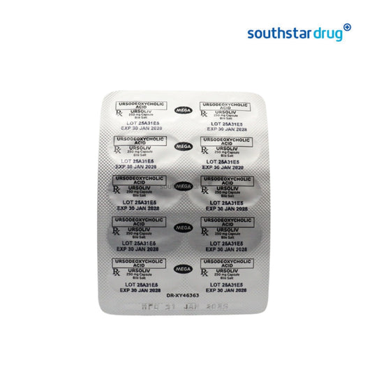 Rx: Ursoliv 250mg Capsule