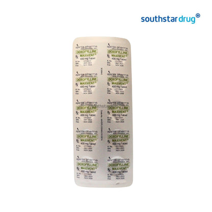 Rx: Maxivent 400mg Tablet