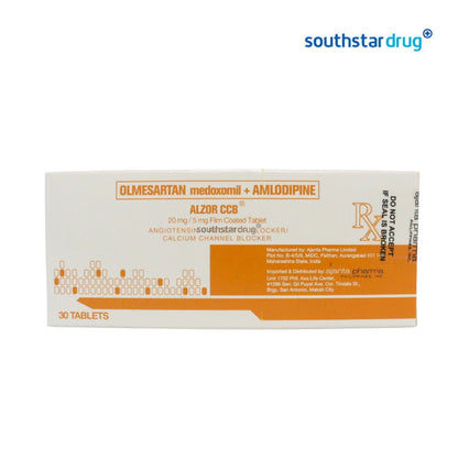 Rx: Alzor CCB 20mg / 5mg Tablet