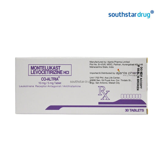 Rx: Co Altria 10mg / 5mg Tablet