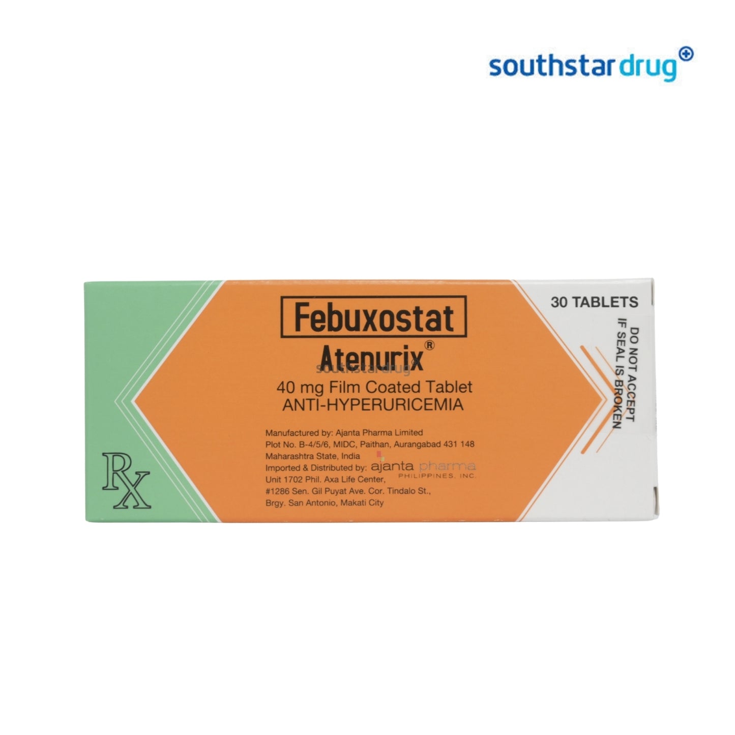Rx: Atenurix 40mg Tablet