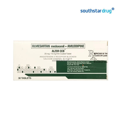 Rx: Alzor CCB 20mg / 10mg Capsule