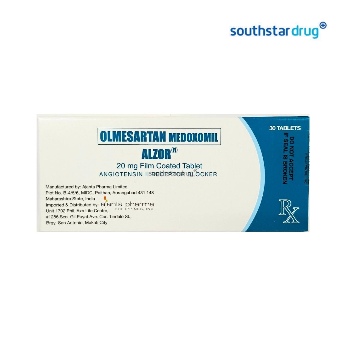 Rx: Alzor 20mg Tablet